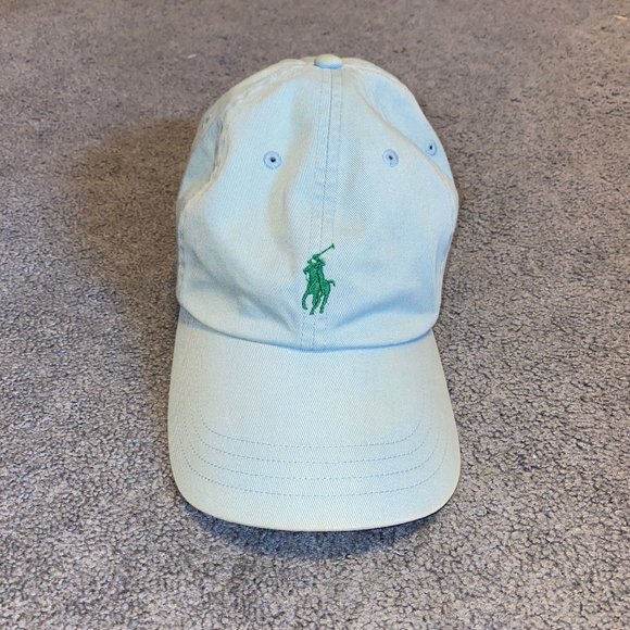 Polo Ralph Lauren Other - Polo Hat- Baby Blue / Green Horse